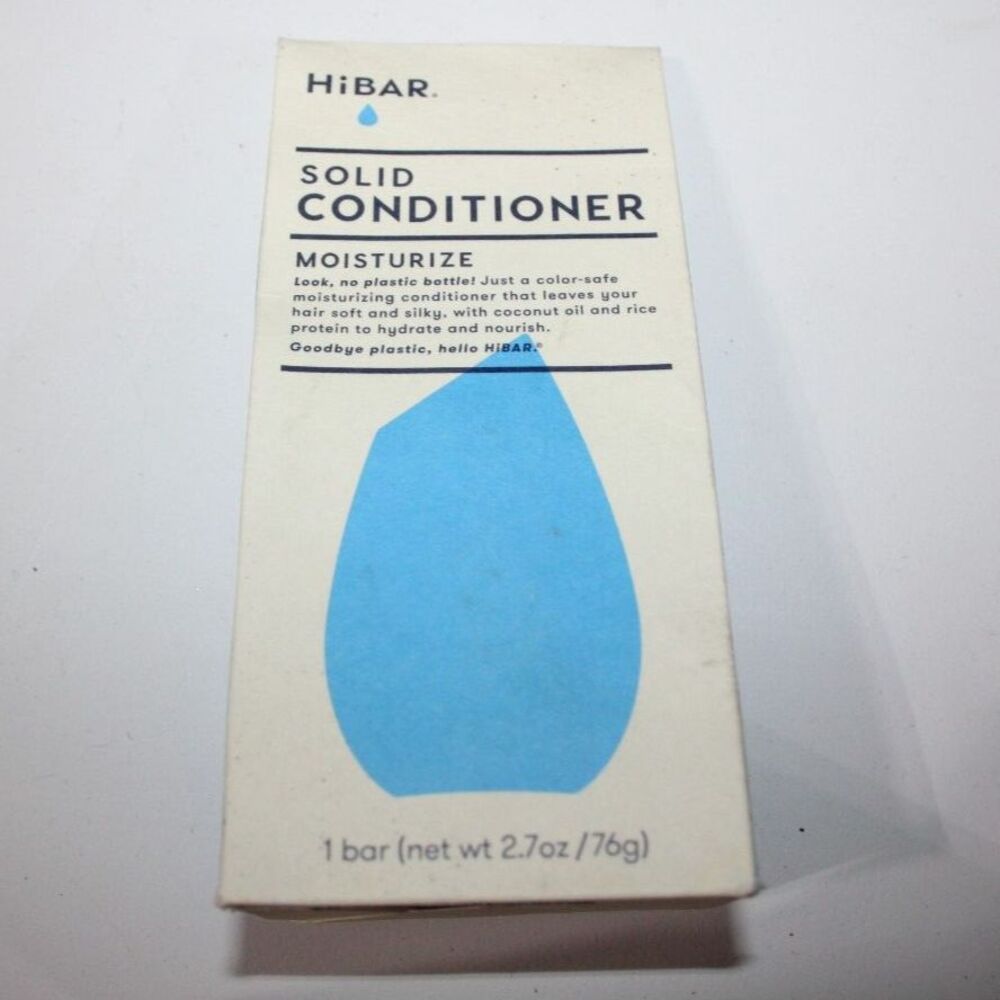 HiBAR Solid Conditioner Bar Moisturize Plastic Free Eco Friendly Hair Care